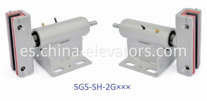 Zapato de guía deslizante de ascensor con inserto de color Elevator Sliding Guide Shoe With Coloured Insert